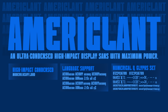 Americlant Font